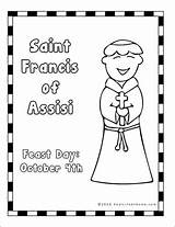 Francis Assisi Saint St Printables Activity Packet Worksheet Pages Catholic Coloring Printable Kids Reallifeathome Real Life Shop Color First Packets sketch template