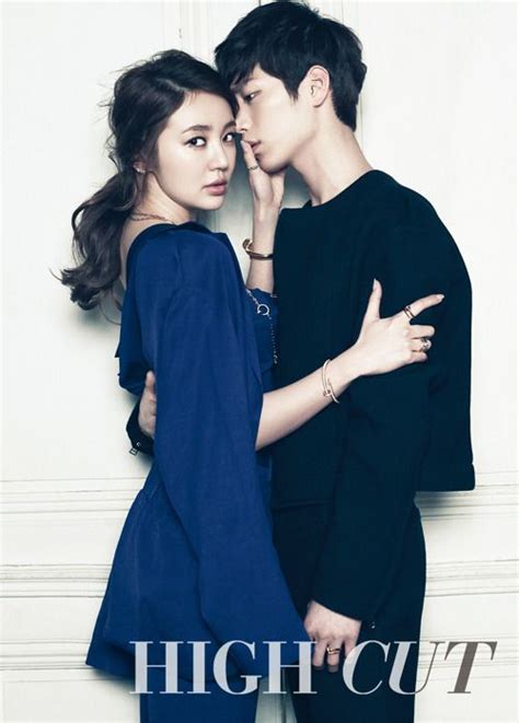 yoon eun hye and seo kang joon get close in first meeting for high cut pictorial soompi