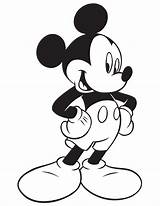 Mickey Coloring Mouse Pages Printable Minnie Filminspector sketch template