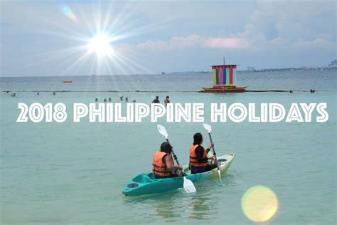 philippine holidays  regular special  working additional
