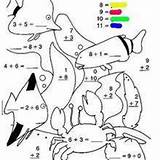 Zahlen Ausmalen Number Coloring Hellokids Fische Delphin sketch template