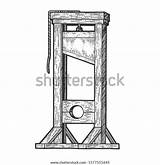 Execution Guillotine Raster sketch template