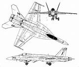 Hornet 18e Douglas Mcdonnell Blueprints Superhornet Aircrafts Jets Blueprintbox sketch template