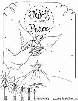 Coloring Bethlehem Pages Advent Angels Over Star Children Journey Printable Drawing Christmas Ministry Jesus Template Color Getcolorings Getdrawings Click  sketch template