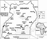 Uganda Map Geography Worksheet Enchantedlearning Quiz Africa Pages Printable sketch template