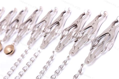 Fantasy Nipple Clamps Breast Clamps With Metal Chain 1
