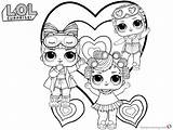 Lol Coloring Pages Dolls Doll Printable Cute Surprise Paper Colouring Baby Kids Drawing Print Unicorn Color Girls Bon Adults Little sketch template