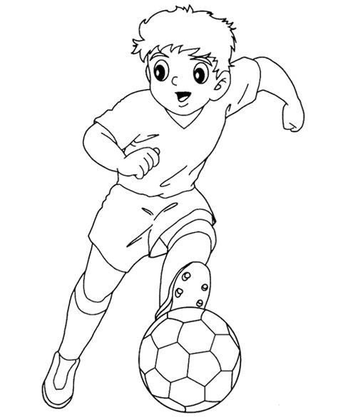 football player soccer boy topcoloringpagesnet