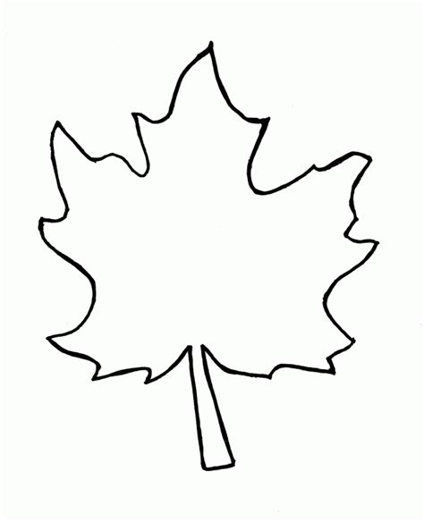 fall leaf coloring page coloring home