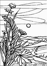 Coloring Pages Landscapes Landscape Adults Color Landschaften Colouring Winter Drawing Malvorlagen Landscaping Sheets Google Search Getdrawings Print Sheet Clipartmag sketch template
