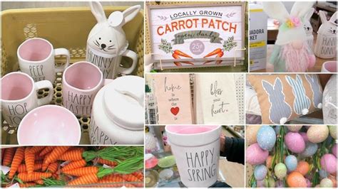 easter spring decor shop    homegoods tj maxx