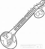 Sitar Outline Musical Instrument String Clipart Music Clip Search Graphics Transparent Results Classroomclipart Members Available Gif Join Large Now sketch template