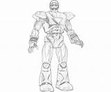 Sentinel Marvel Capcom Vs Armor Coloring Pages Giant sketch template