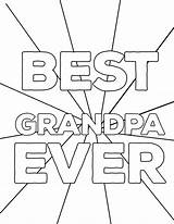 Coloring Grandpa Fathers Pages Happy Printables Father Ever Printable Birthday Card Papertraildesign Grandparents Crafts Print Kids Sheet Grandma Dad Drawing sketch template