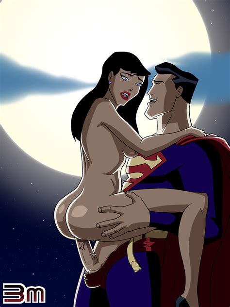 Rule 34 Dc Dc Comics Dcau Lois Lane Moon Night Nude Sex Superman