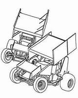 Sprint Car Dirt Coloring Late Pages Model Drawing Racing Track Cars Drawings Race Stencils Sprintcars Vector Ebay Getcolorings Kart Silhouette sketch template