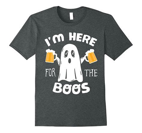 I’m Here For Boos Shirt Funny Halloween Beer For Adults T