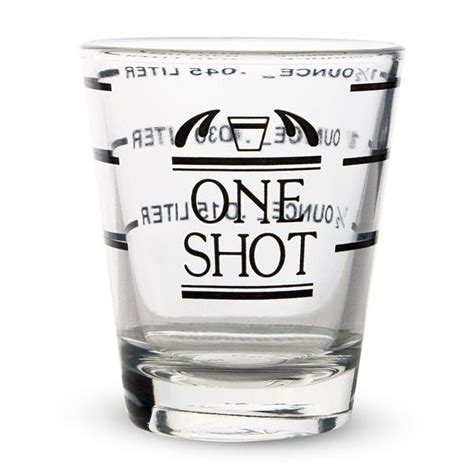 Measured Shot Glass 1 5 Oz