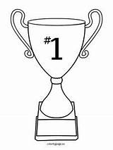 Clipart Outline Trophies Drawings Paintingvalley Smiling Coloringpage Hand sketch template