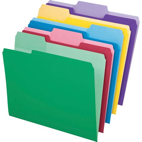 pendaflex pfx erasable tab file folders   pack assorted