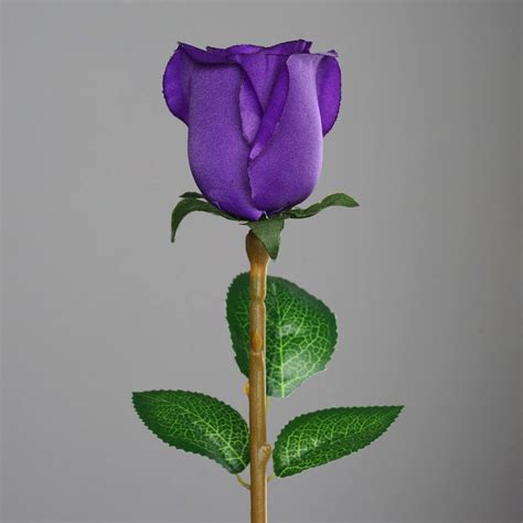 artificial long stem roses purple efavormart