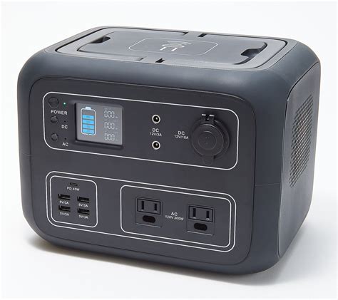 qvc halo portable   power station  ac outlets usb  dc ports tvshoppingqueens