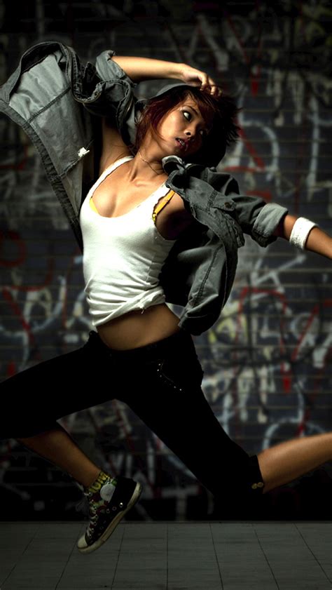 hip hop dance gril wallpaper for iphone x 8 7 6 free download on