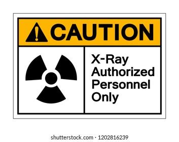 caution xray radiation symbol sign vector stock vector royalty