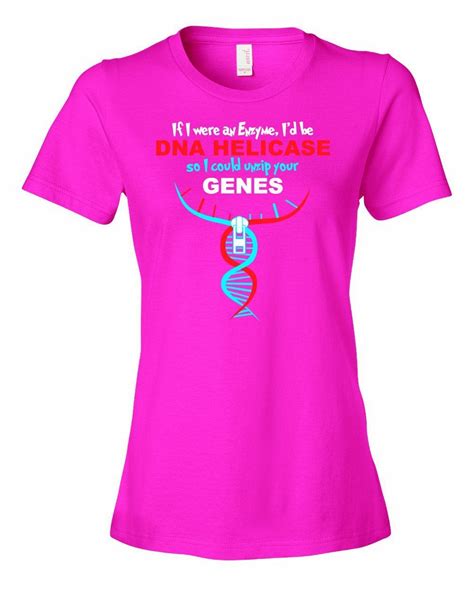 ladies dna helicase unzip genes jeans biology t shirt shirts mens tops funny shirts
