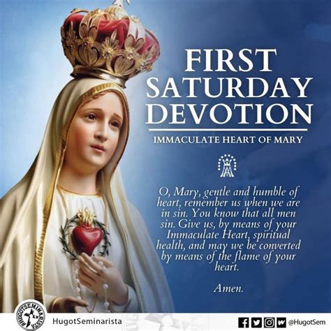 First Saturday Devotion To The Immaculate Heart Of Mary 🙏🏼 ️💐🌼🌹🌸🌺🌻🌷 “o