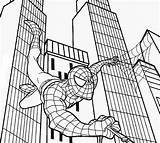Spiderman Colorear24 sketch template