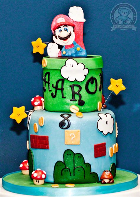 super mario birthday cake themes cake ideas  prayfacenet