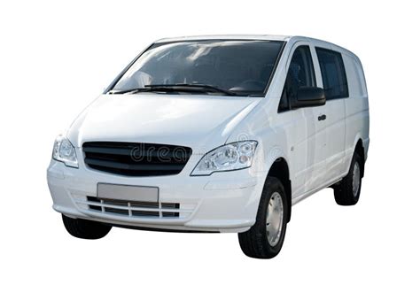 white van stock photo image  diesel mini transport