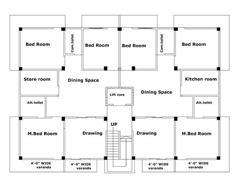 storey building design  plan  sq ft  floor plan
