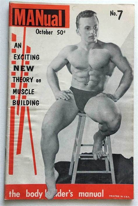 manual oct 1959 vintage physique magazine
