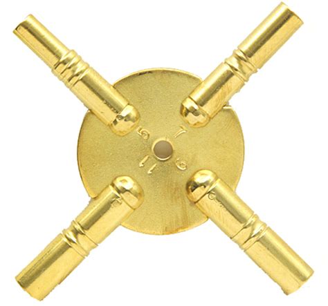 american  prong brass key odd sizes ronell clock