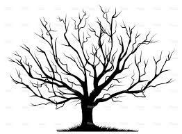 image result  winter tree printable tree drawing silhouette