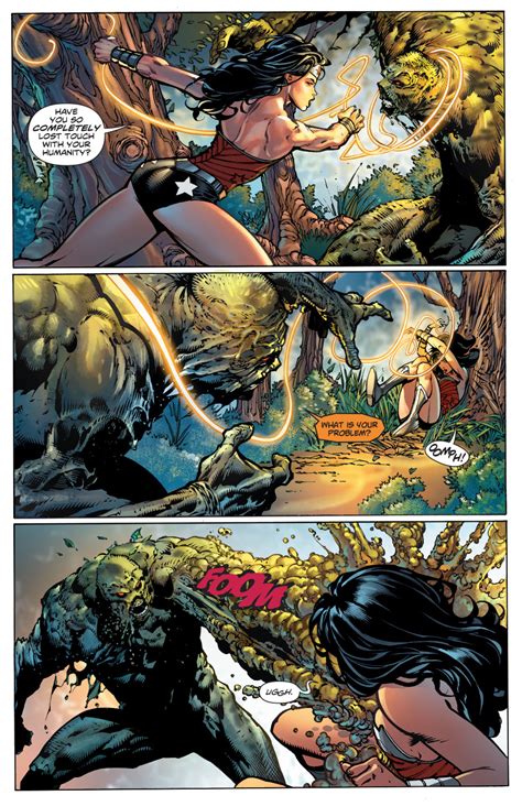 Wonder Woman Vs Swamp Thing Comicnewbies