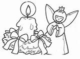 Angioletti Disegno Navidad Colorear Paginas sketch template