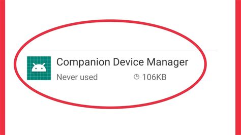 fix companion device manager problem solve  android youtube