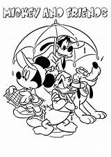 Mickey Mouse Friends Coloring Pages Print Drawing Printable Studyvillage Train Color Popular sketch template