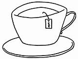 Tasse Teetasse Ausmalbild Ausmalen Malvorlage Lebensmittel Vorheriges sketch template