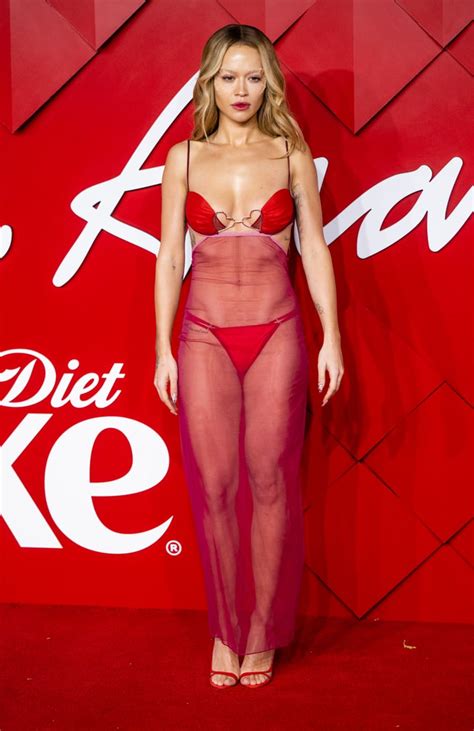 Rita Ora S Naked Dress At The Fashion Awards 2022 Celebrities In