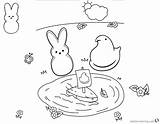 Peeps Pages Coloring Playing Boat Toy Printable Color Kids sketch template