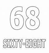 Sixty Eight sketch template