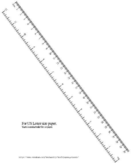 printable paper rulers