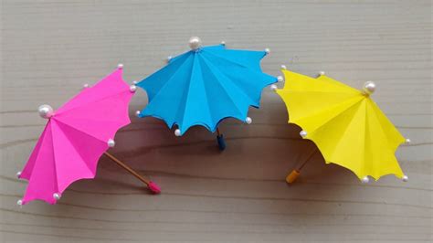 folding umbrella    paper umbrella childrens paper craft