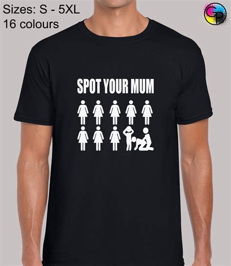spot  mum mens  shirt unisex funny joke rude offensive etsy uk