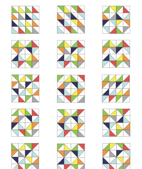 quilt square patterns square quilt  square triangles quilt