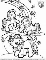 Pony Little Coloring Pages Library Color sketch template